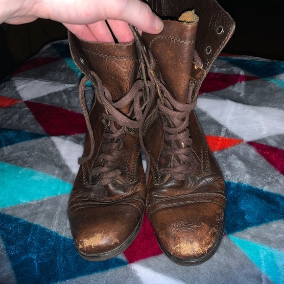 Steve Madden combat boots - Picture 1 of 1